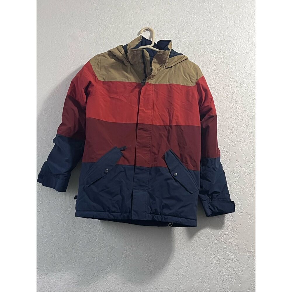 Burton snowboarding Jacket color blocked puffer XL 18 boys